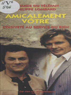 cover image of Amicalement vôtre